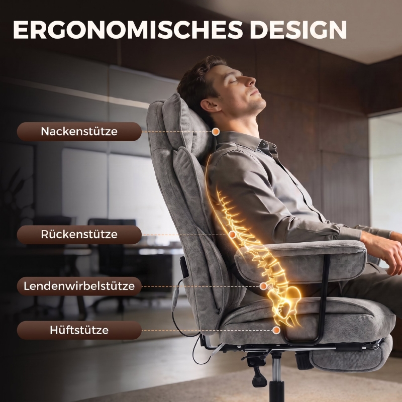 Détail du fauteuil de bureau