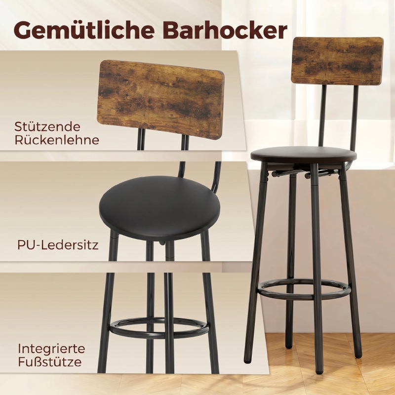 Détail du table haute