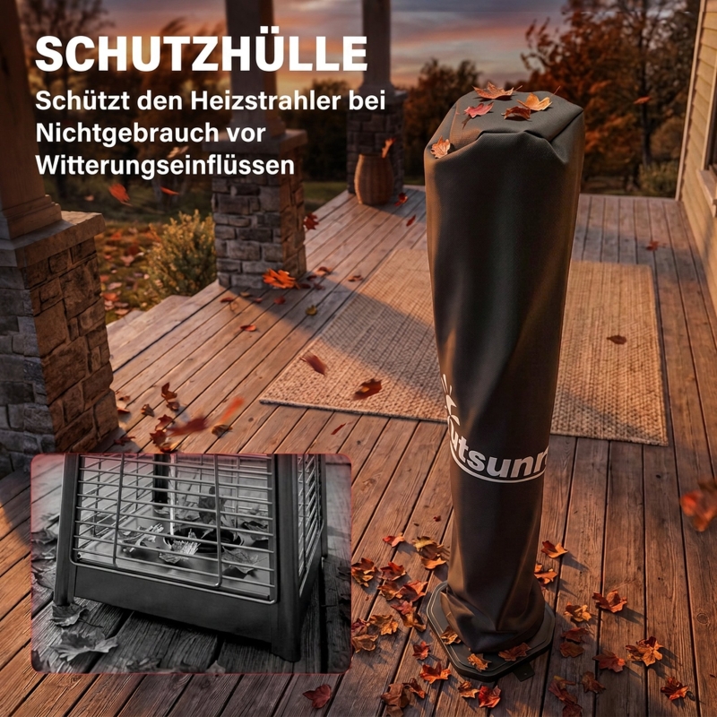 Chauffage infrarouge extérieur 2000 W, t