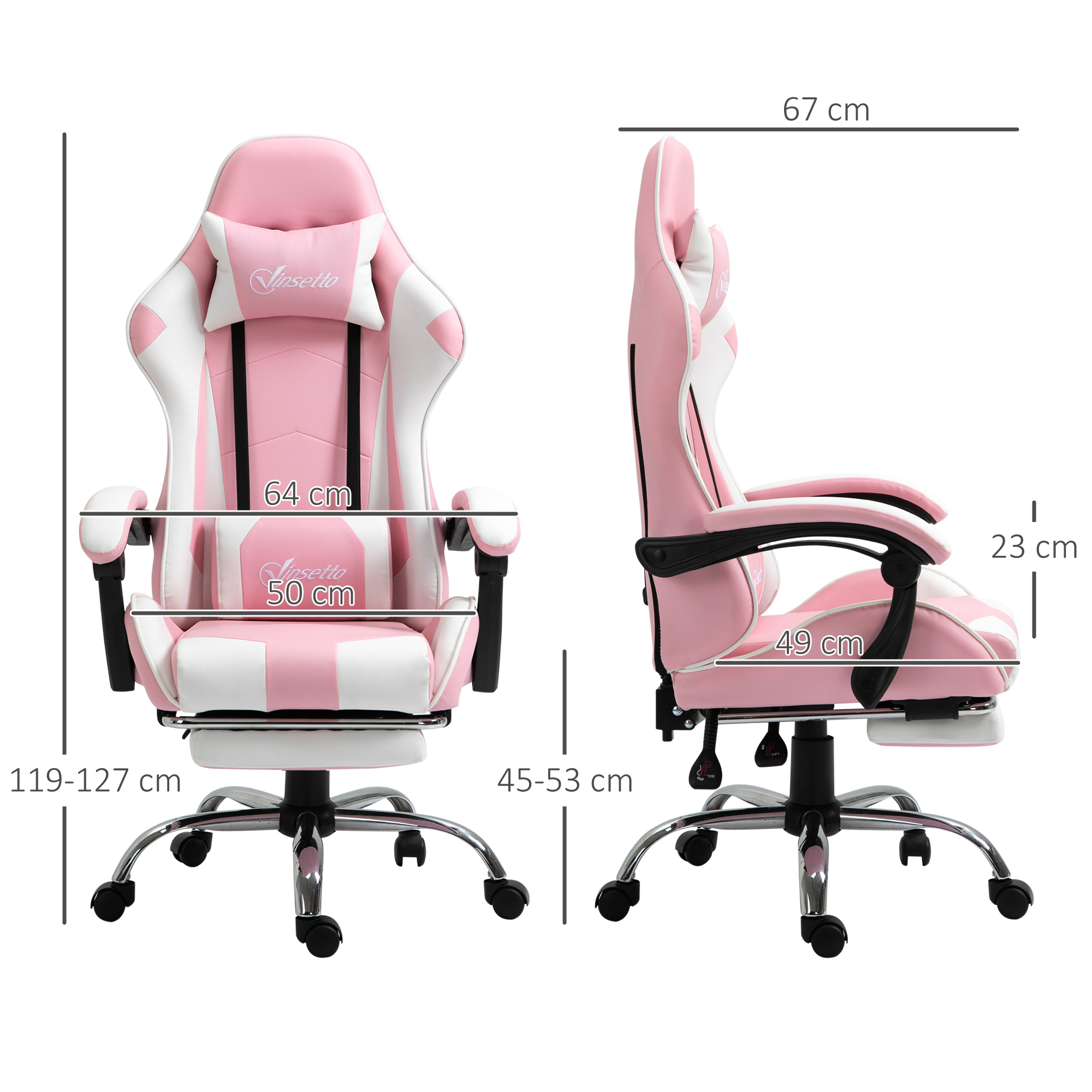 Dimensions du fauteuil de bureau