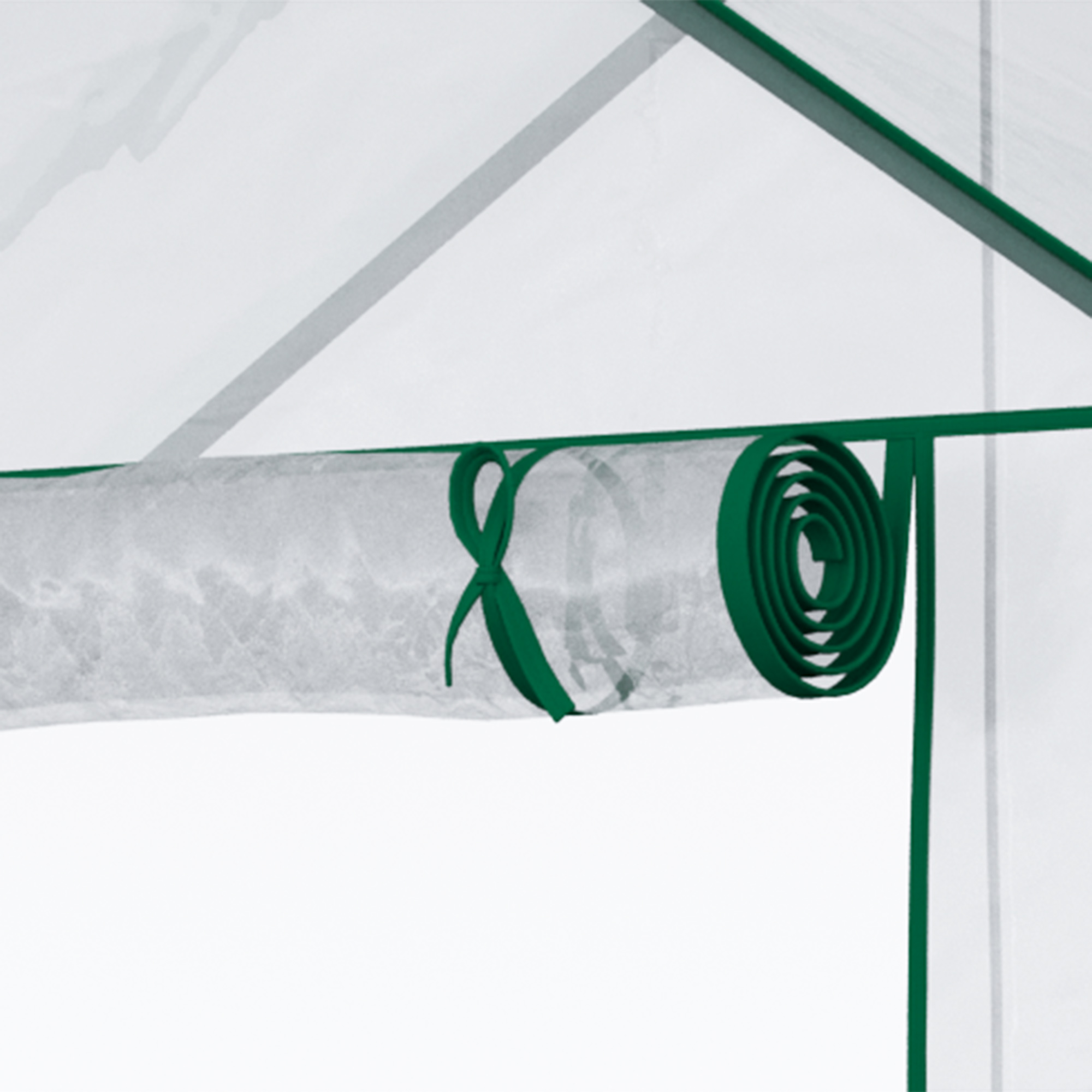 Bâche PE transparente résistante au vent‑pluie‑froid