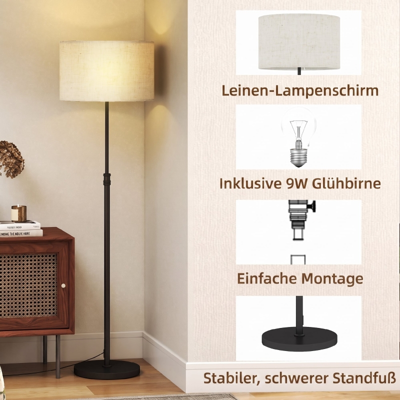 Lampadaire au sol salon