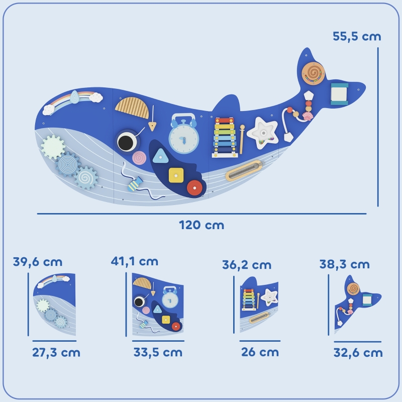 Dimensions du mobilier enfant