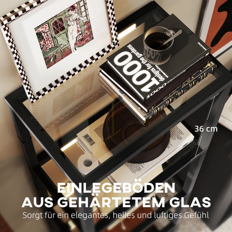 Tablettes en verre trempé