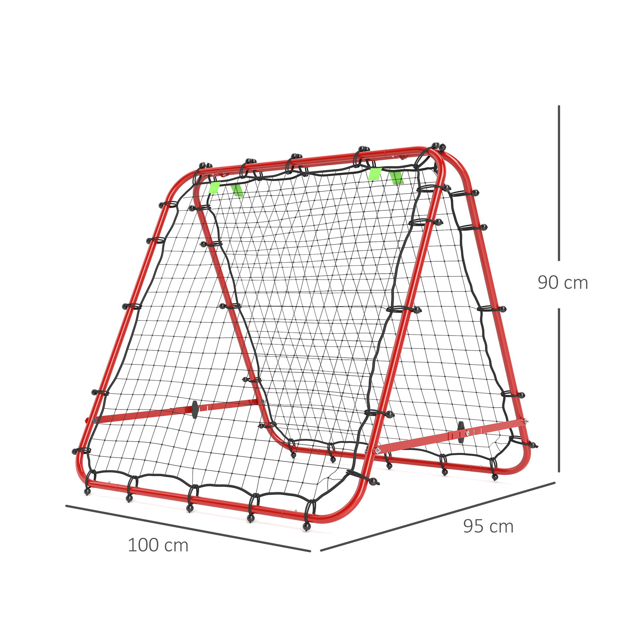 Dimensions du filet de rebond