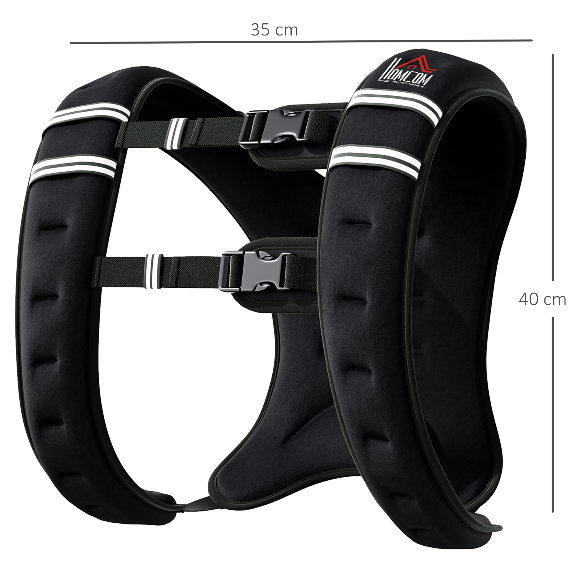Dimensions du gilet lesté