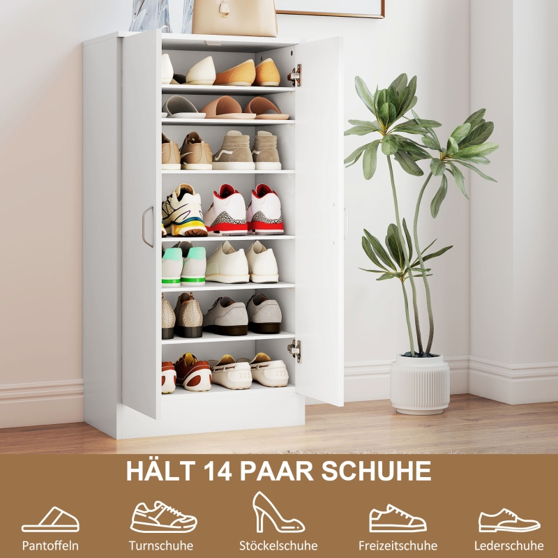 Détail du meuble à chaussures