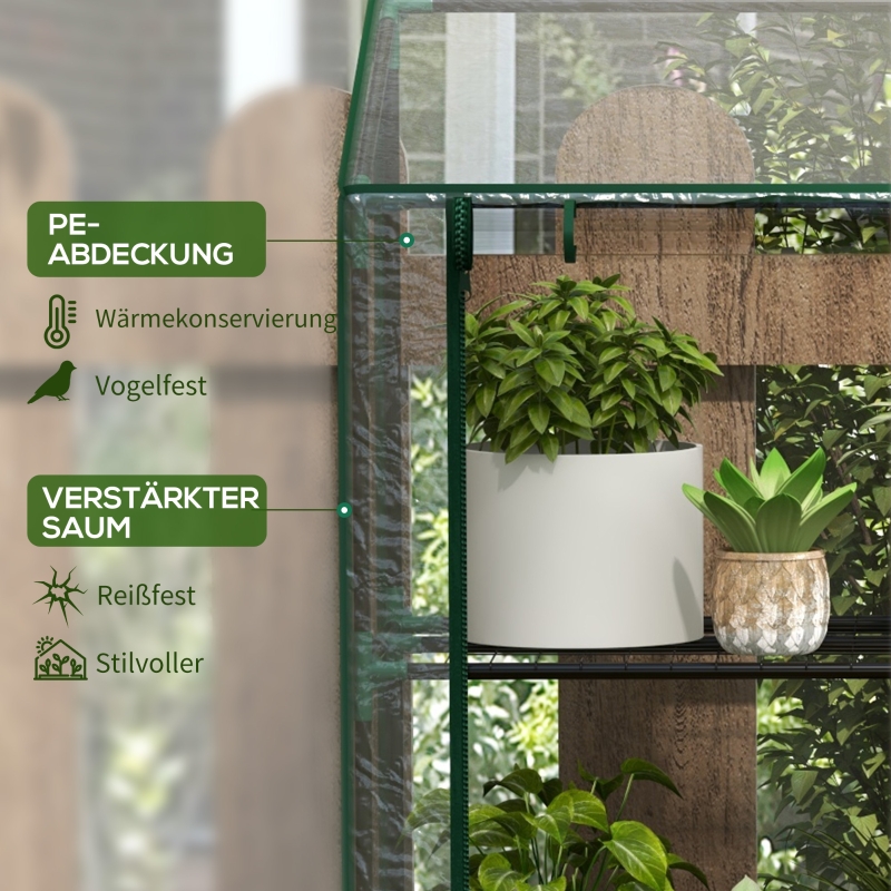 Détail du serre de jardin