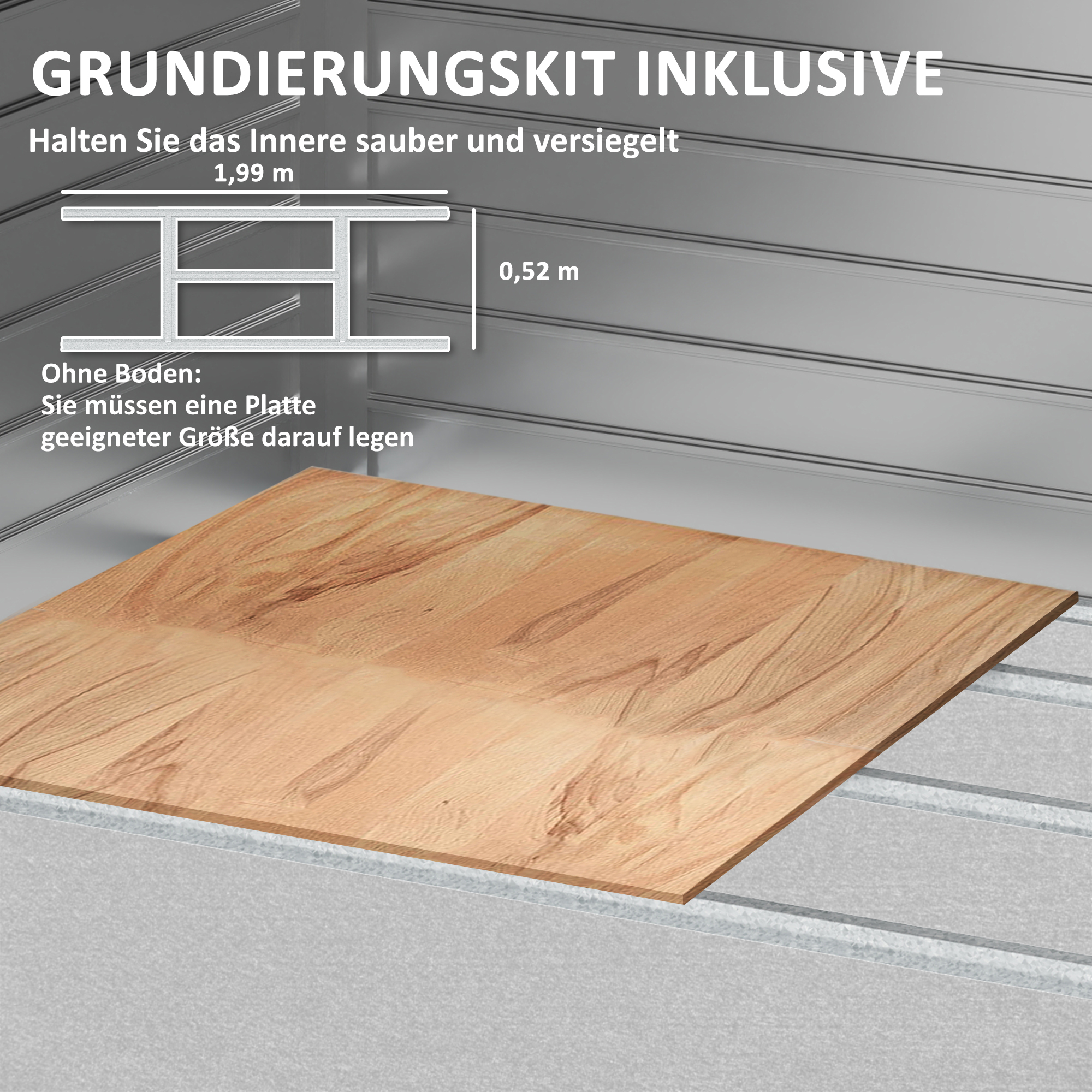 Présentation du abri de jardin