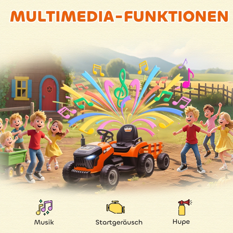 Remorque amovible pour transporter jouets