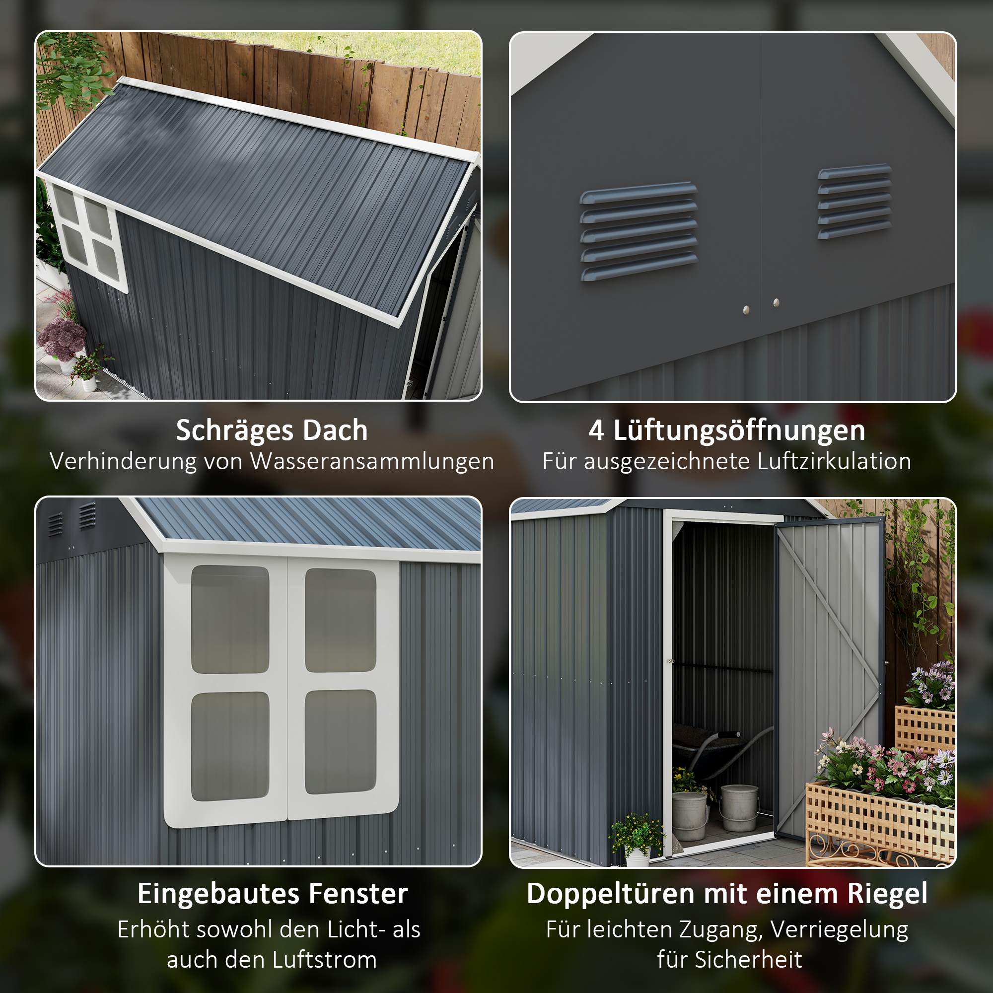 Présentation du abri de jardin