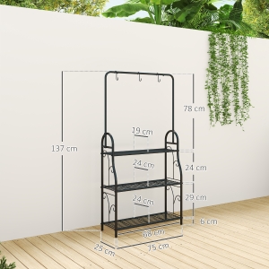 Détail du support pour plantes