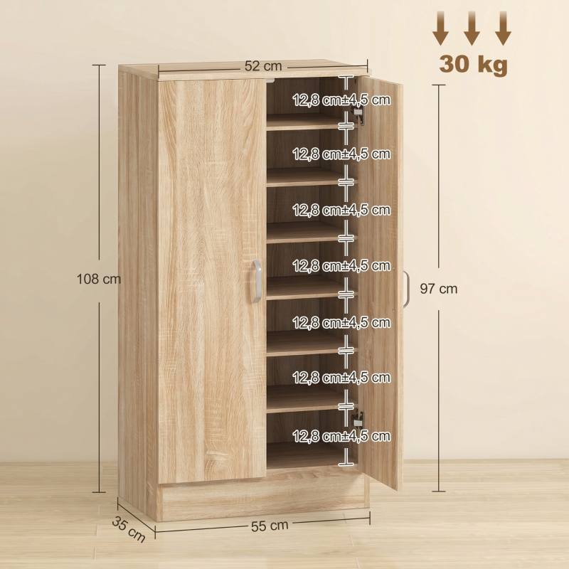 Dimensions du meuble à chaussures