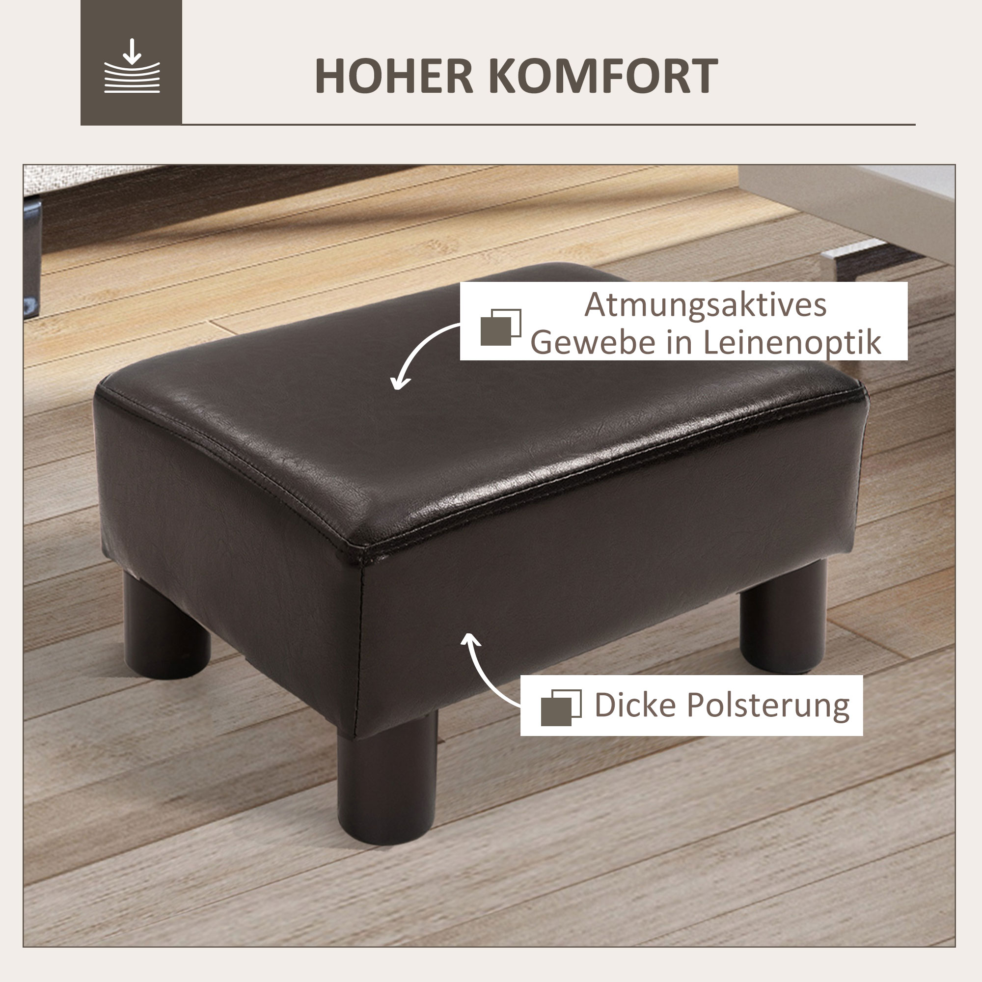 Détail du pouf