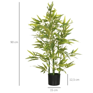 Dimensions H90 cm pot Ø15 × H12,5 cm