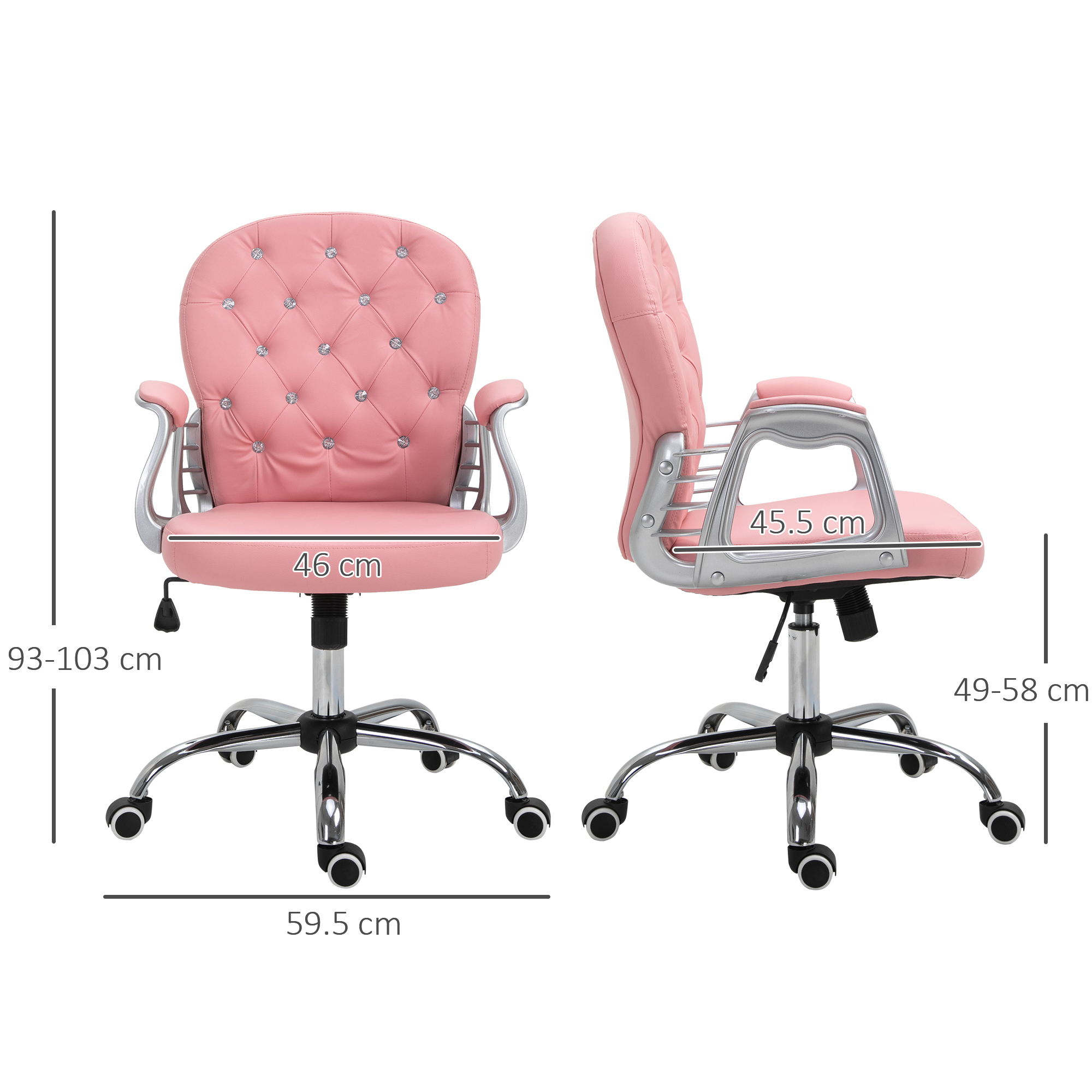 Dimensions du fauteuil de bureau