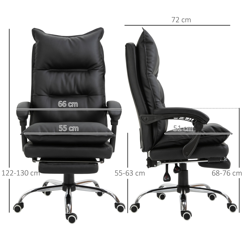 Dimensions du fauteuil de bureau