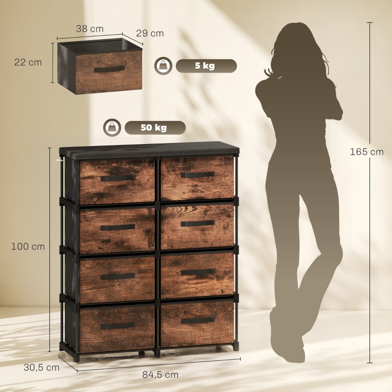 Dimensions du armoire ou commode