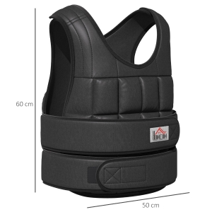 Détail du gilet lesté