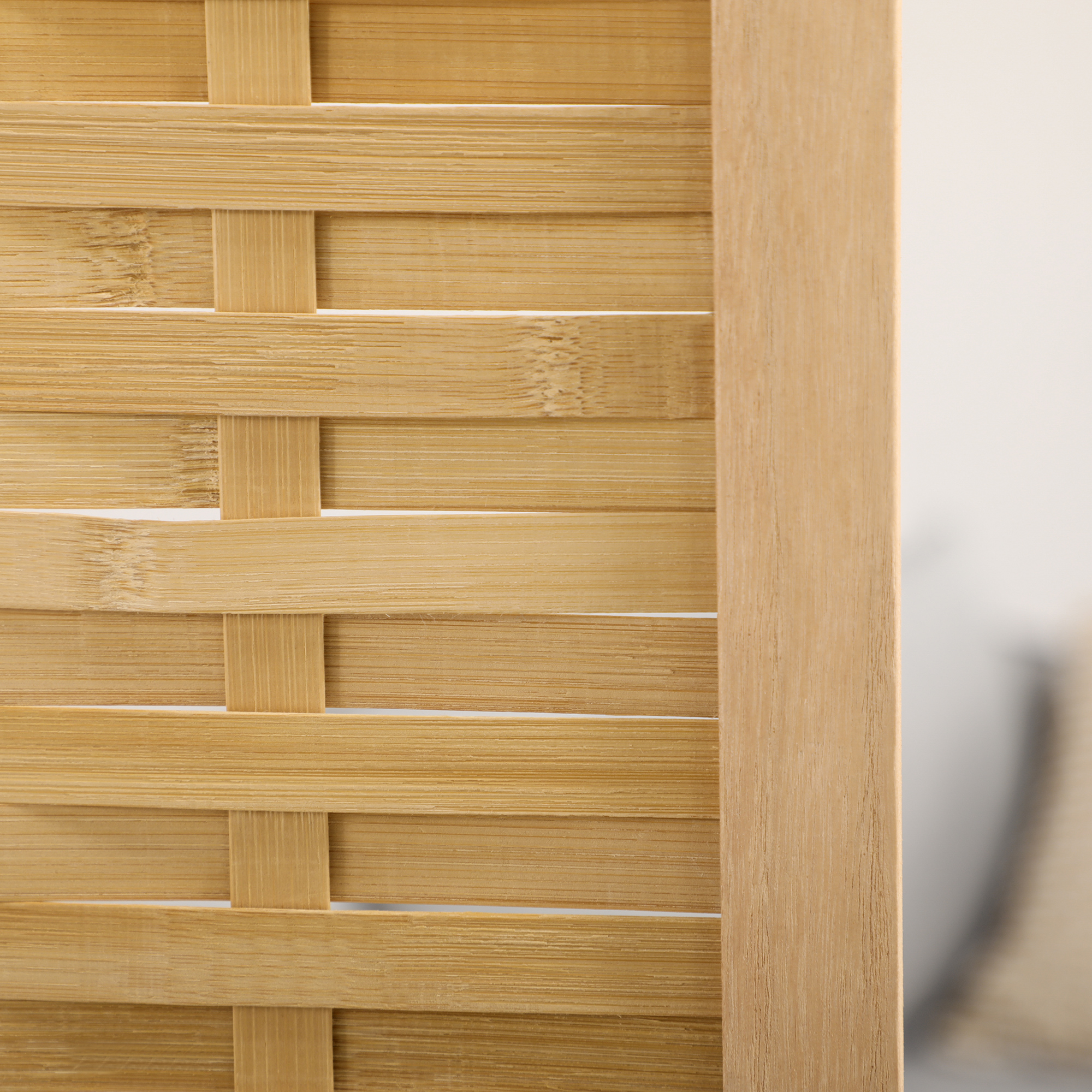 Tissage bambou double‑face style artisanal