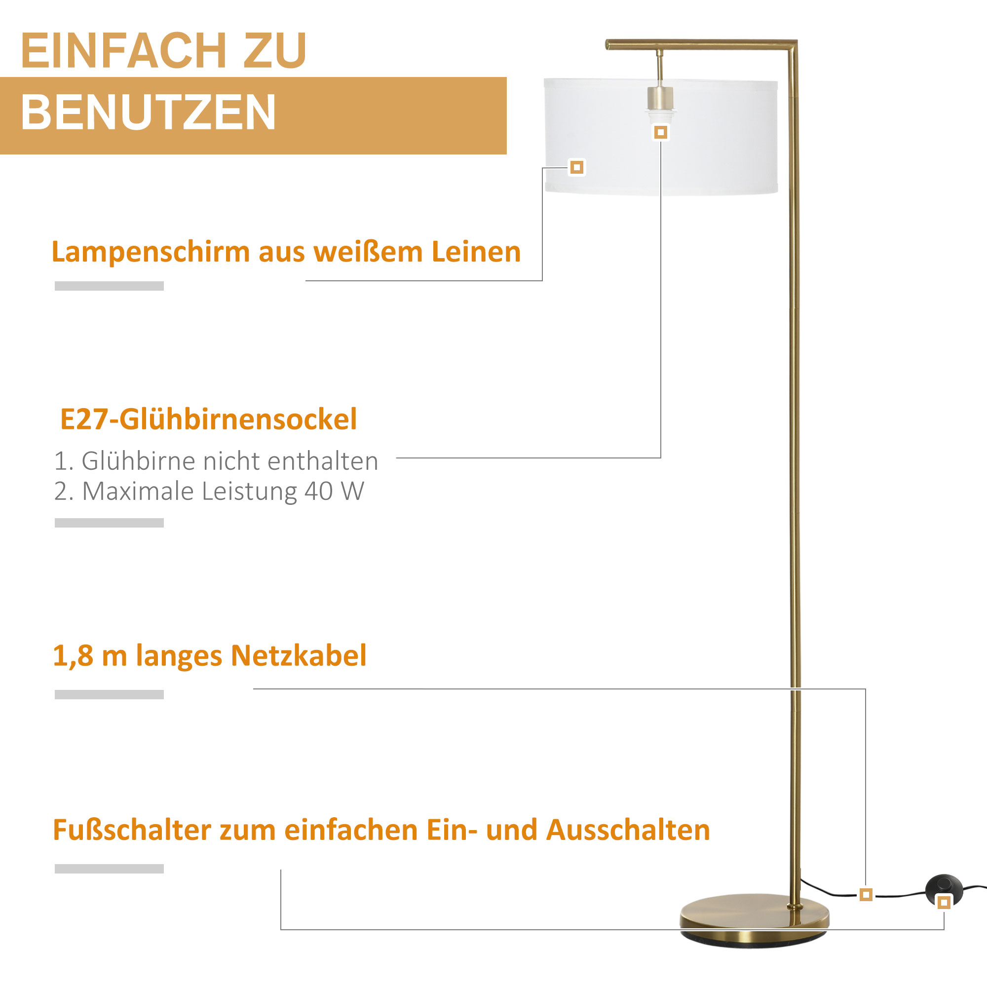 Lampadaire arche doré ambiance salon