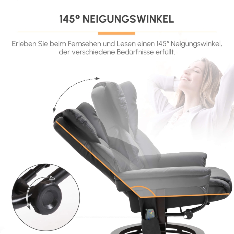 Détail du fauteuil relax
