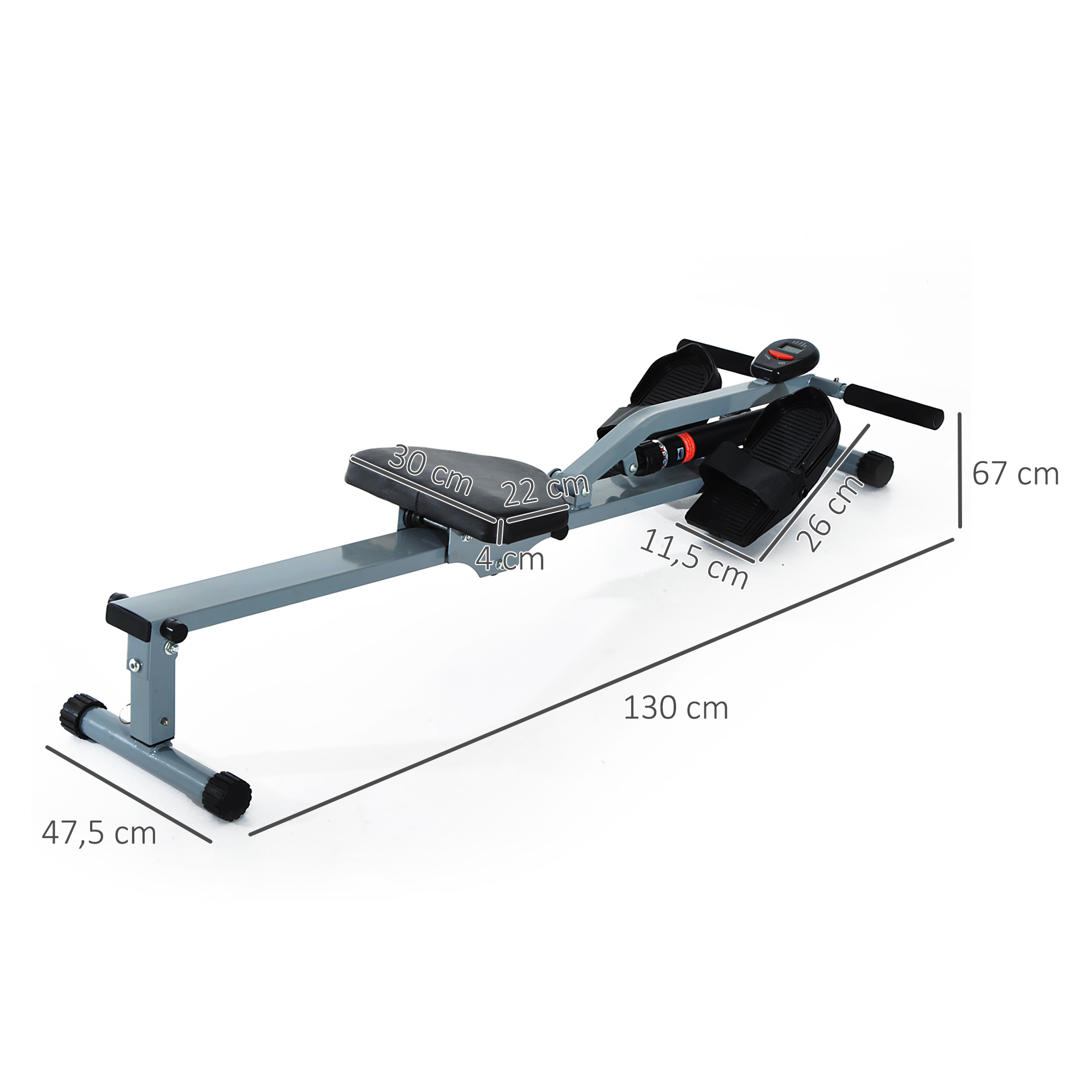 Dimensions du vélo d'appartement
