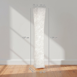 Schéma dimensions 25×25×129 cm