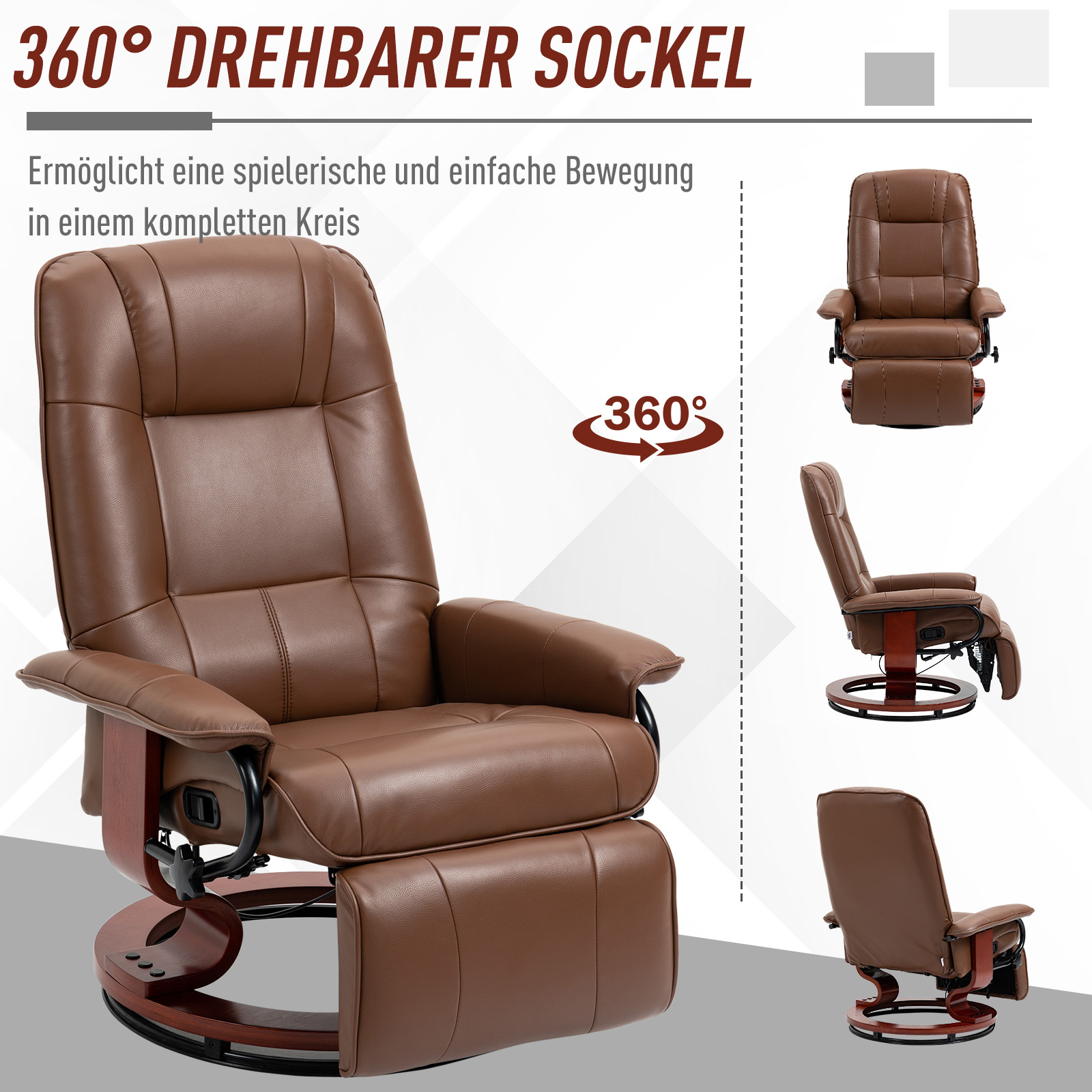 Détail du fauteuil relax