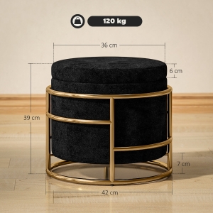 Détail du pouf