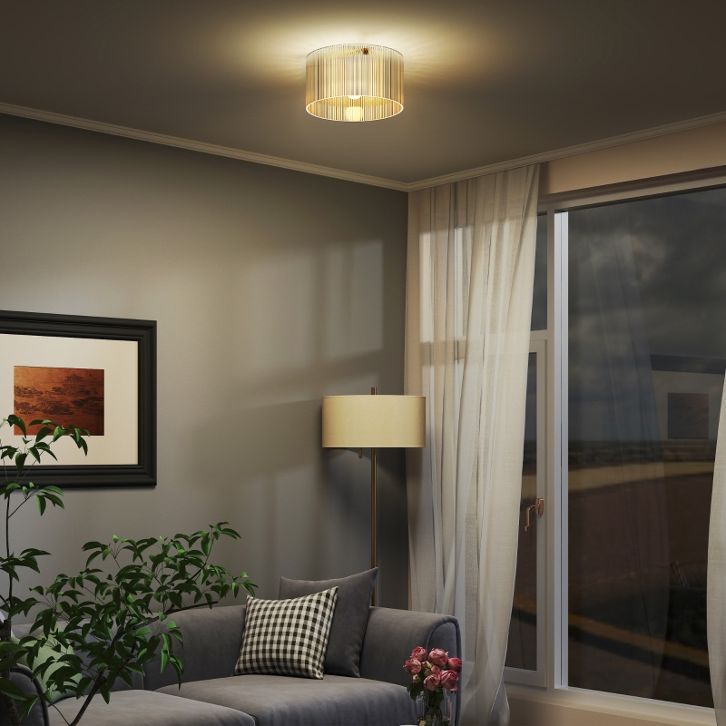 Plafonnier ambiance salon