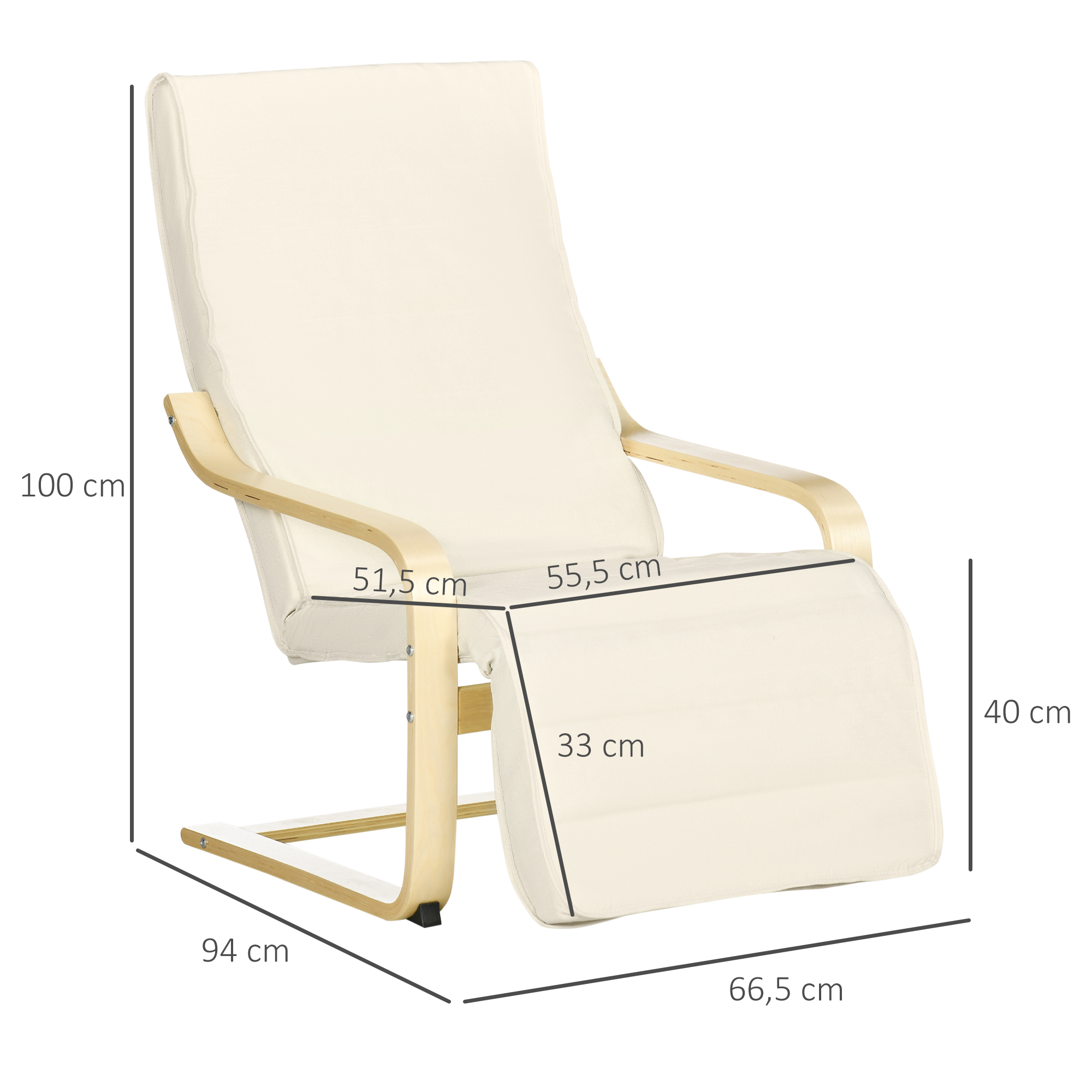 Dimensions du chaise de salle à manger