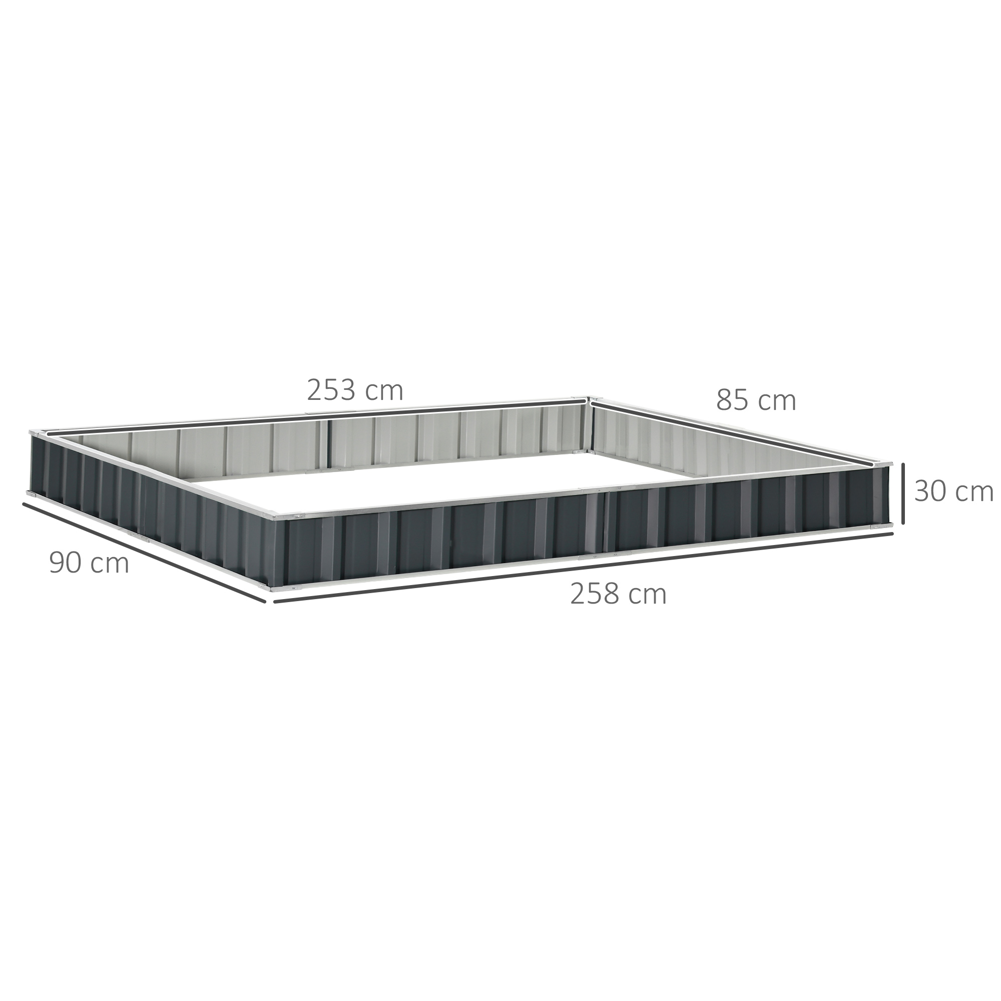 Dimensions du bac à plantes