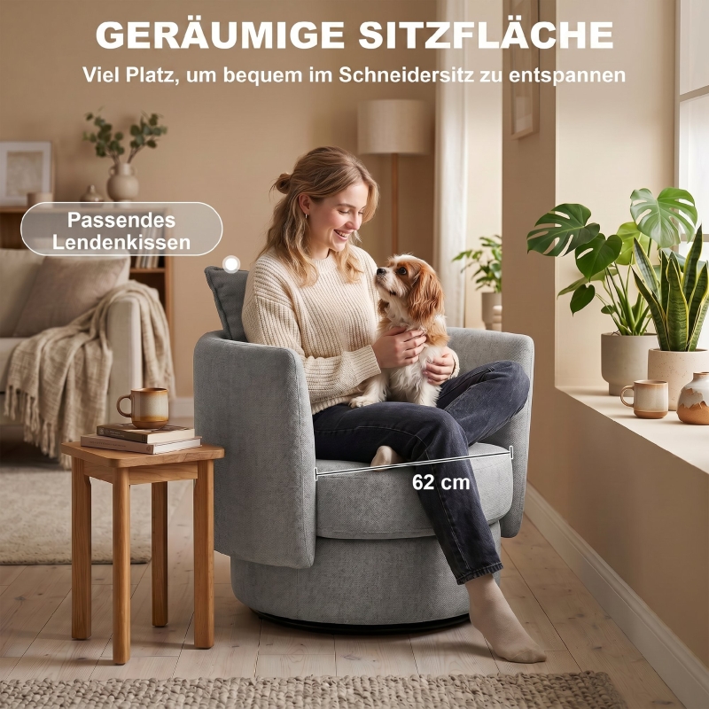 Présentation du fauteuil d'appoint