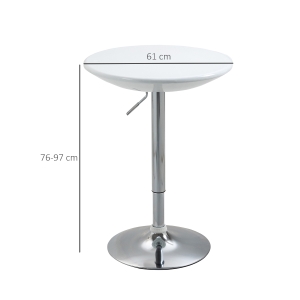 Détail du table haute
