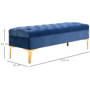 Détail du banc avec rangement