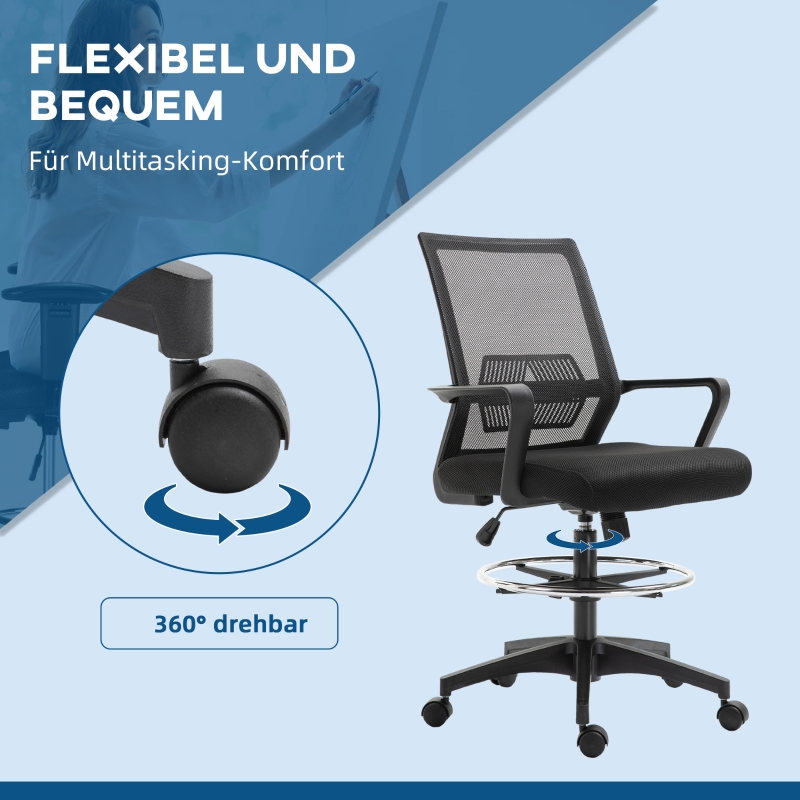 Détail du fauteuil de bureau