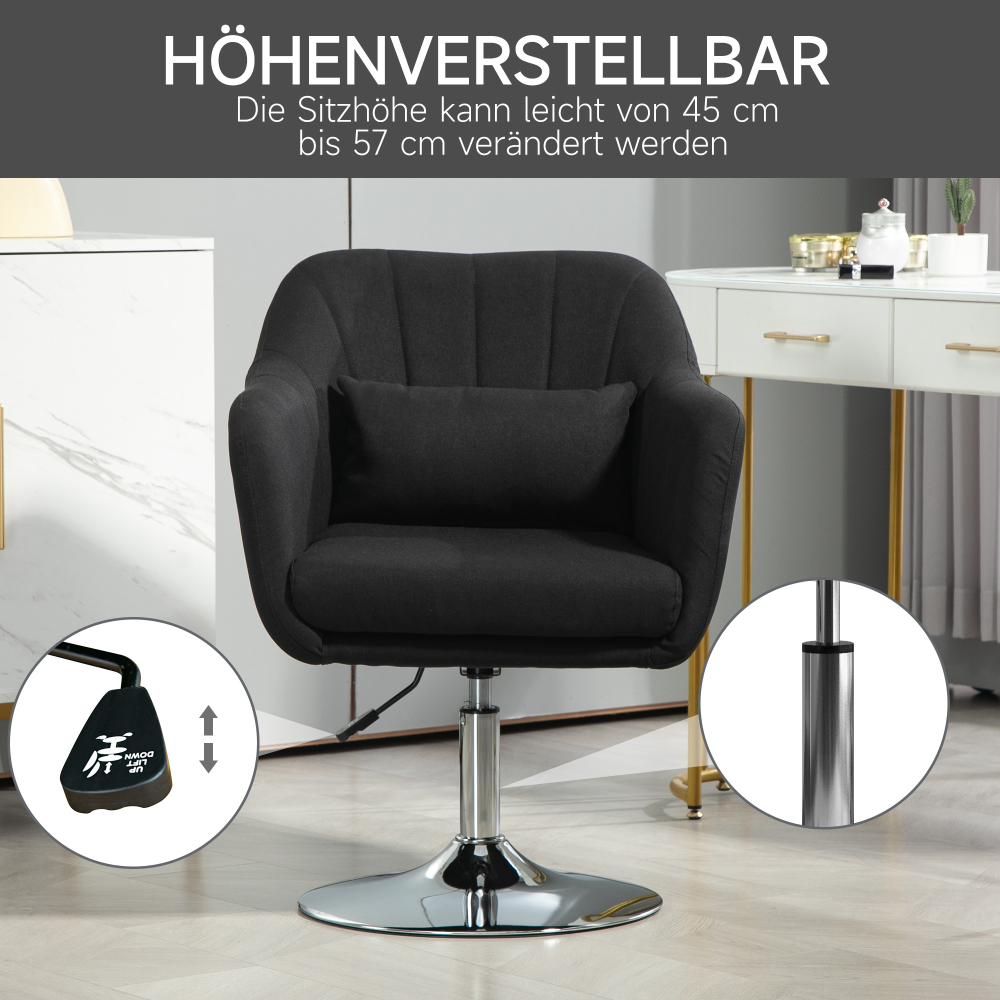 Détail du fauteuil relax