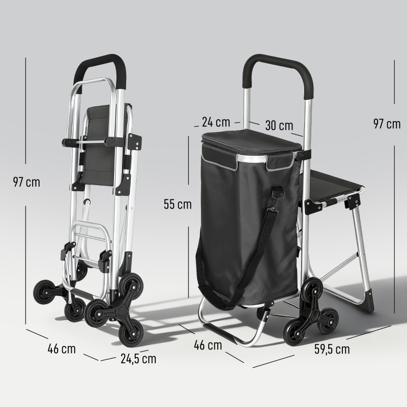 Dimensions du remorque et chariot