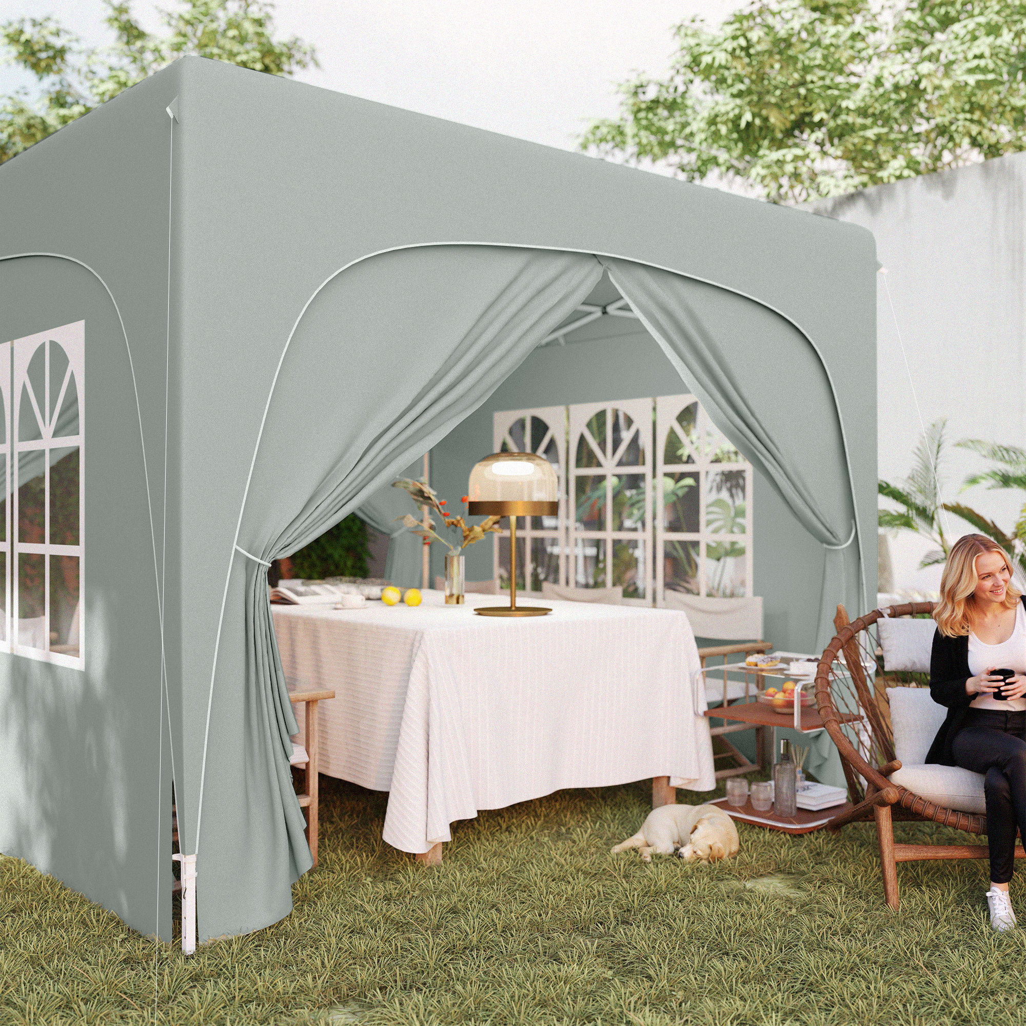 Présentation du pavillon de jardin