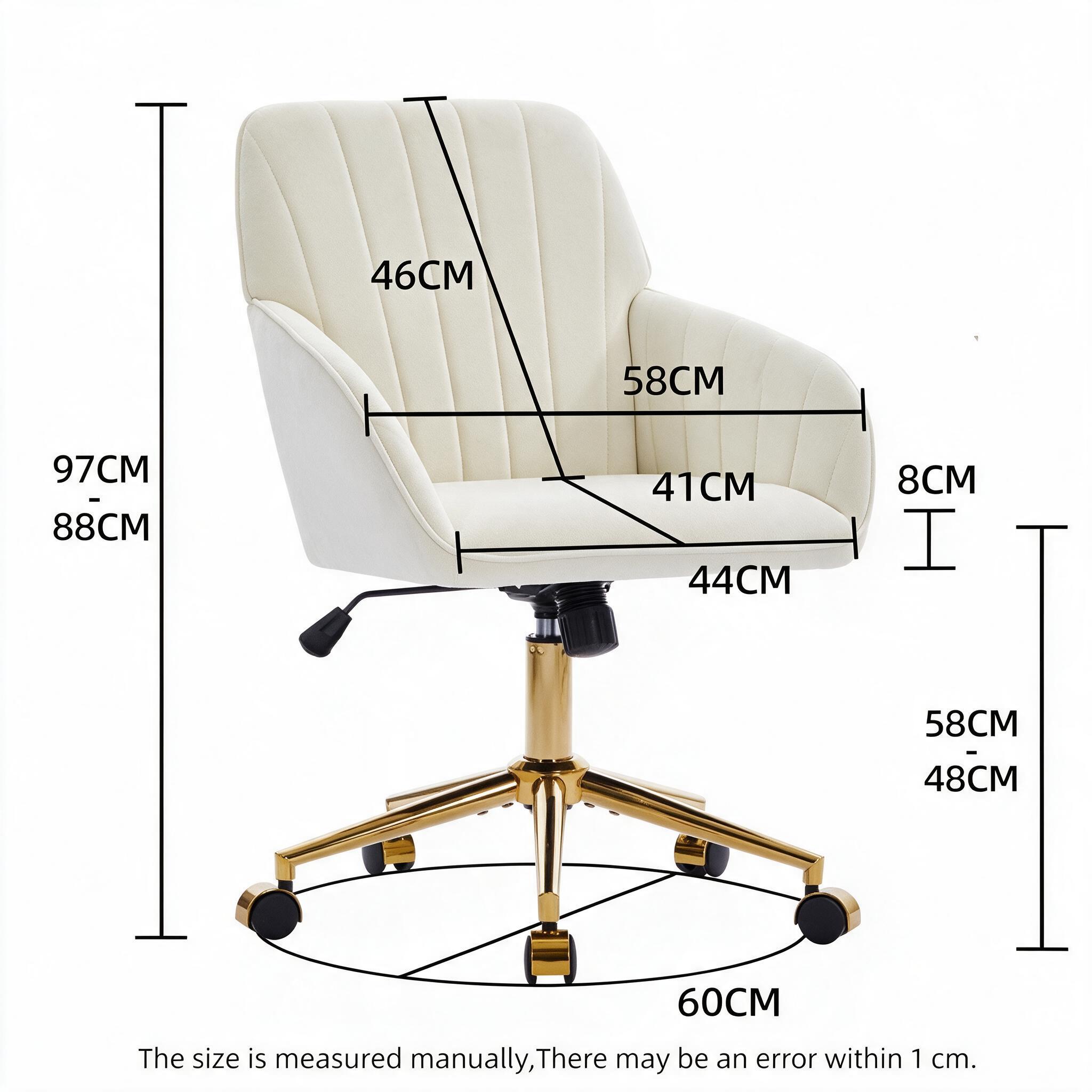 Dimensions du fauteuil de bureau