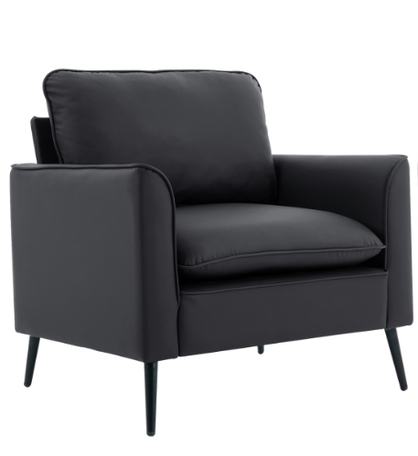 Sofa mit kratzfester Kunstleder-Bezug  Nordisch-re