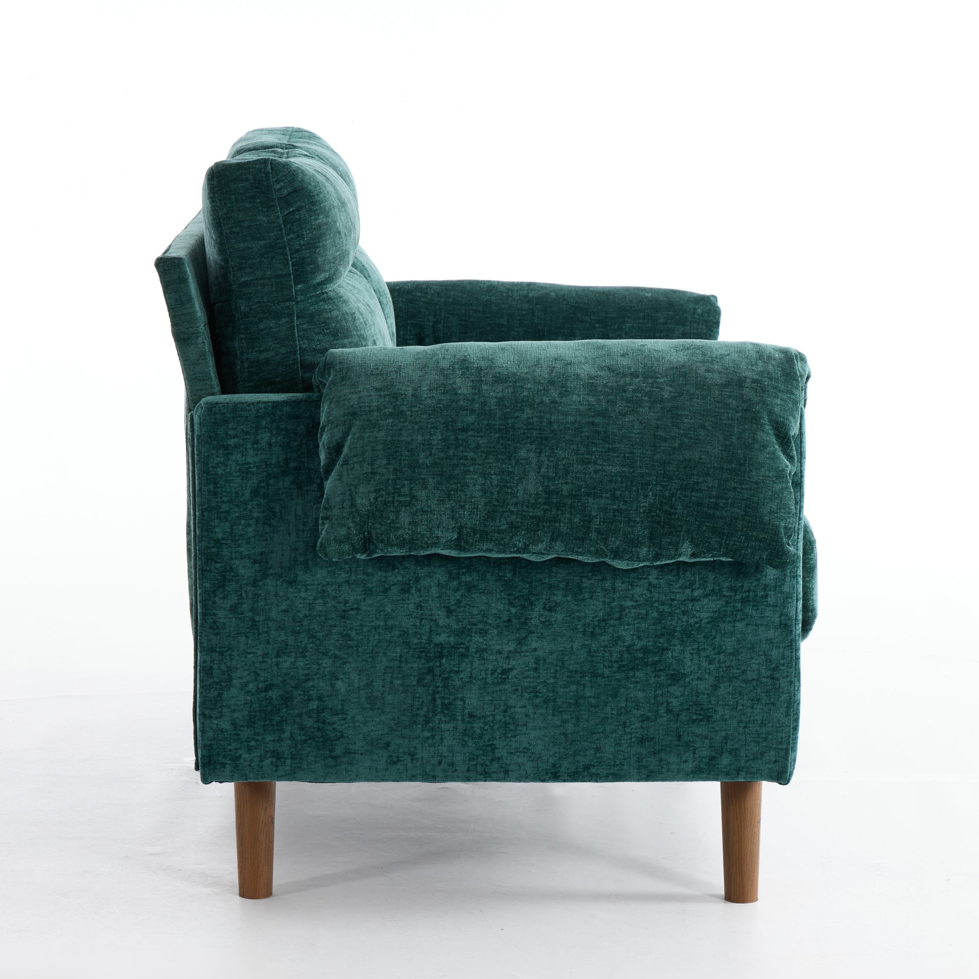 Canapé 70x124x85 cm en chenille Vert - points forts 1