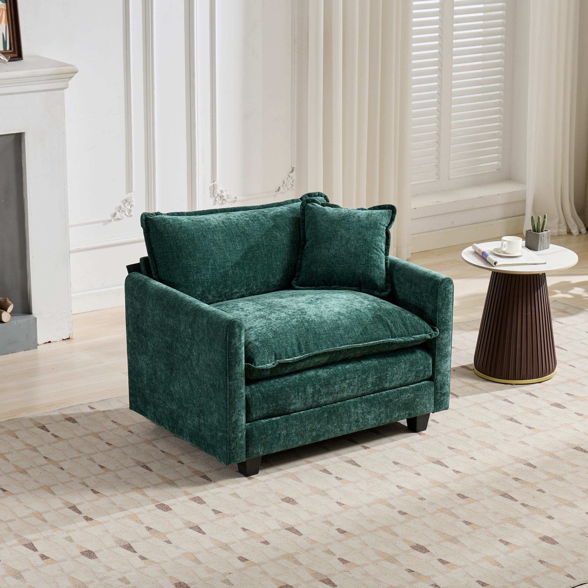 Cloud Sofa Single Seat (Ottoman is not included),M