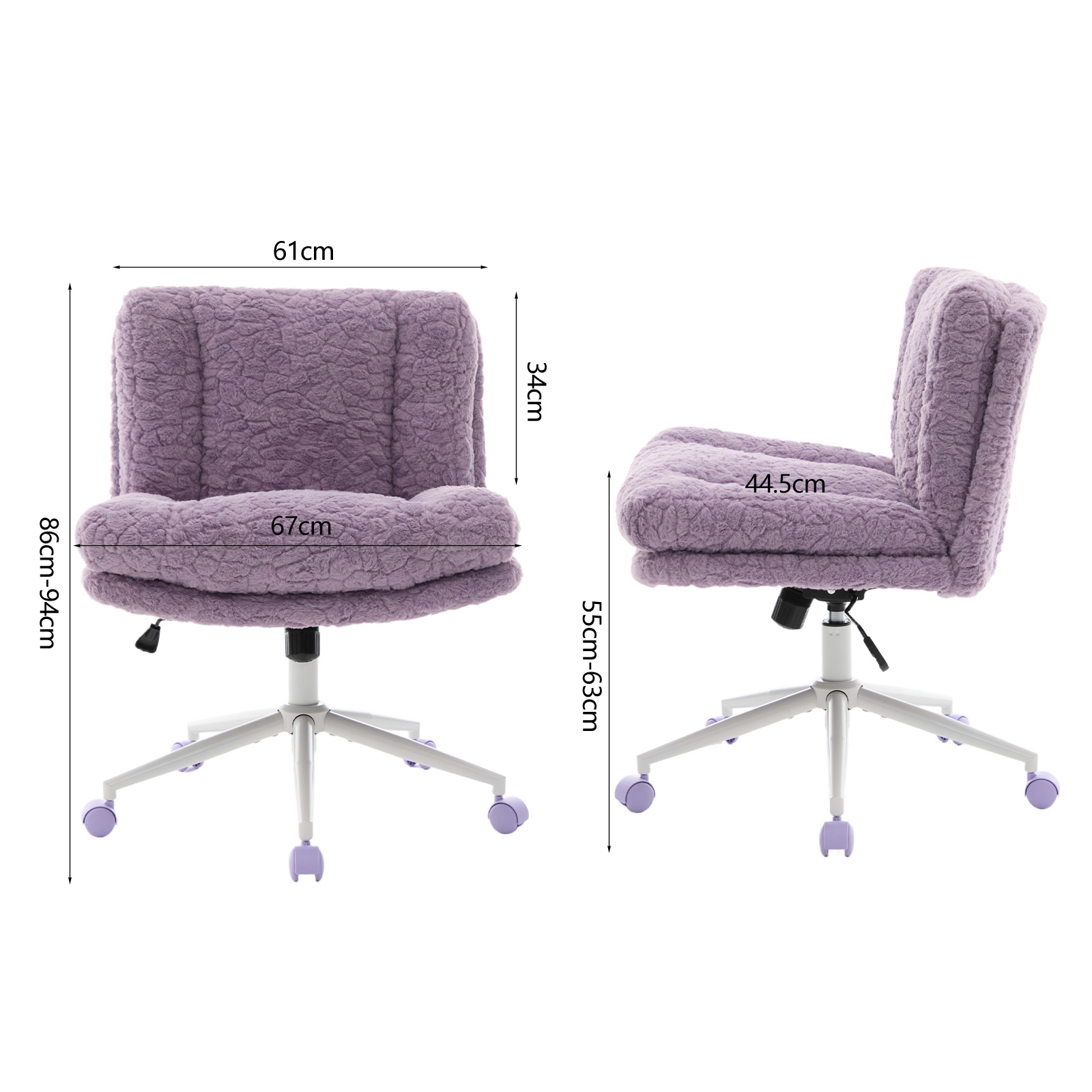 Dimensions du fauteuil de bureau