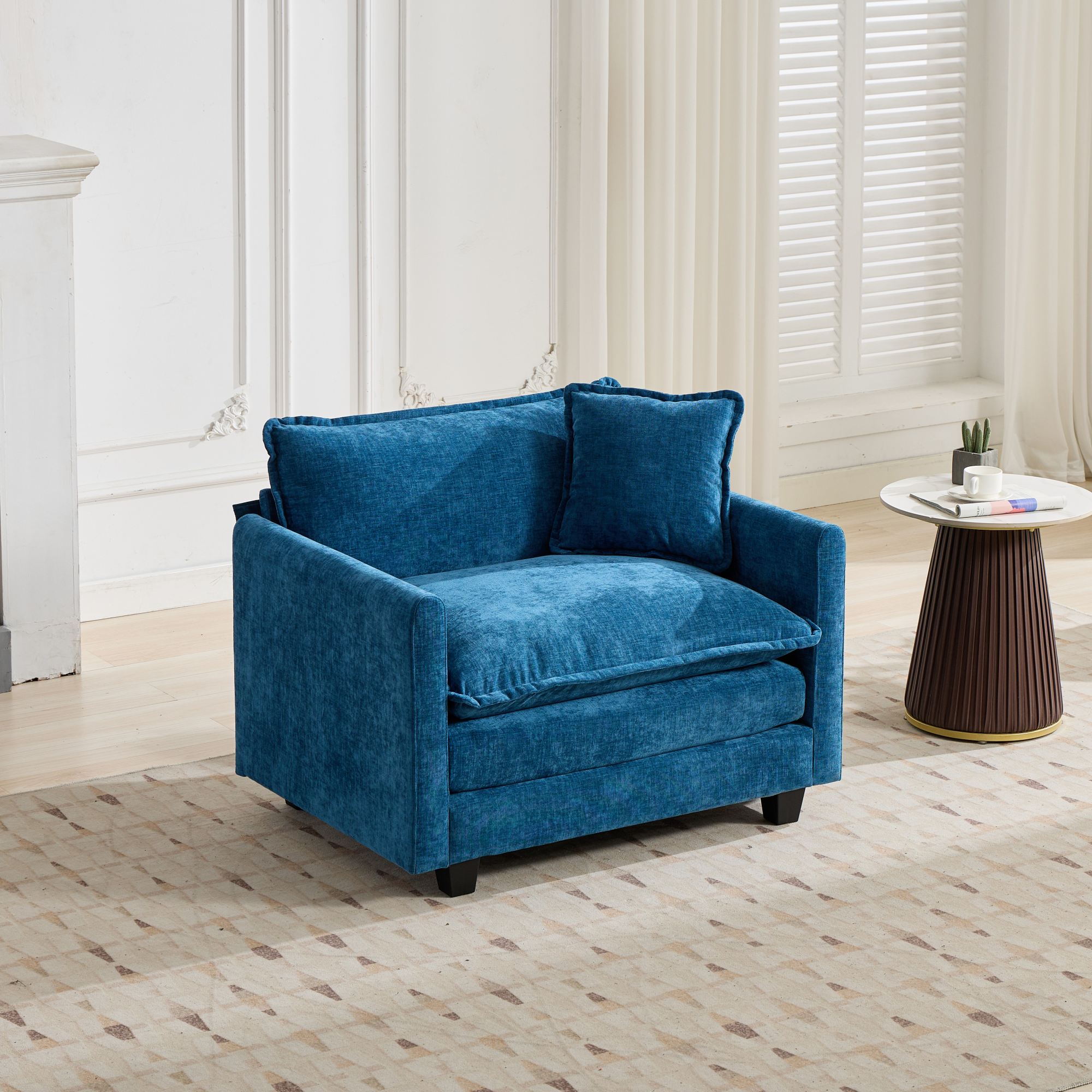 Cloud Sofa Single Seat (Ottoman is not included),M