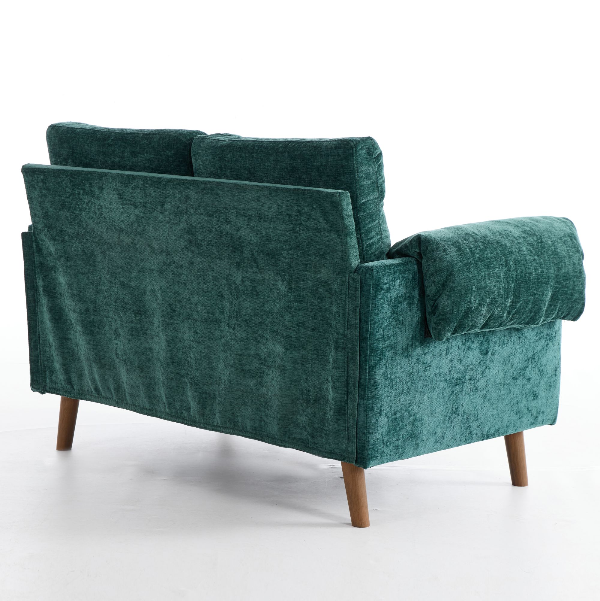 Canapé 70x124x85 cm en chenille Vert - spécifications 1