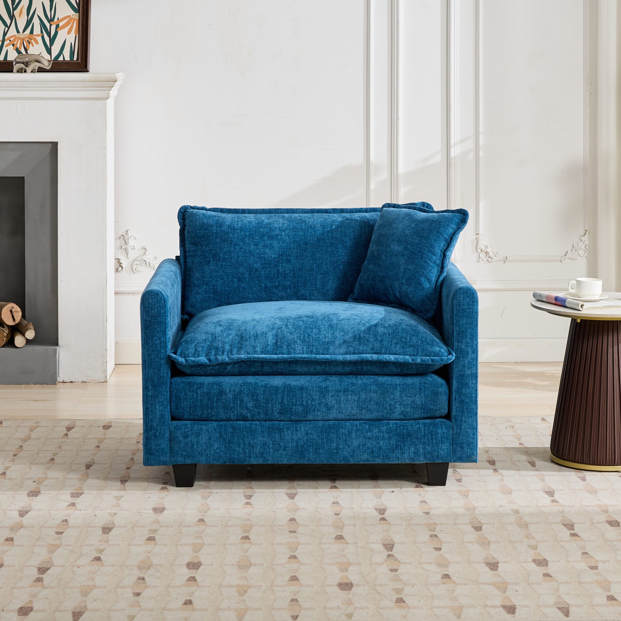 Cloud Sofa Single Seat (Ottoman is not included),M