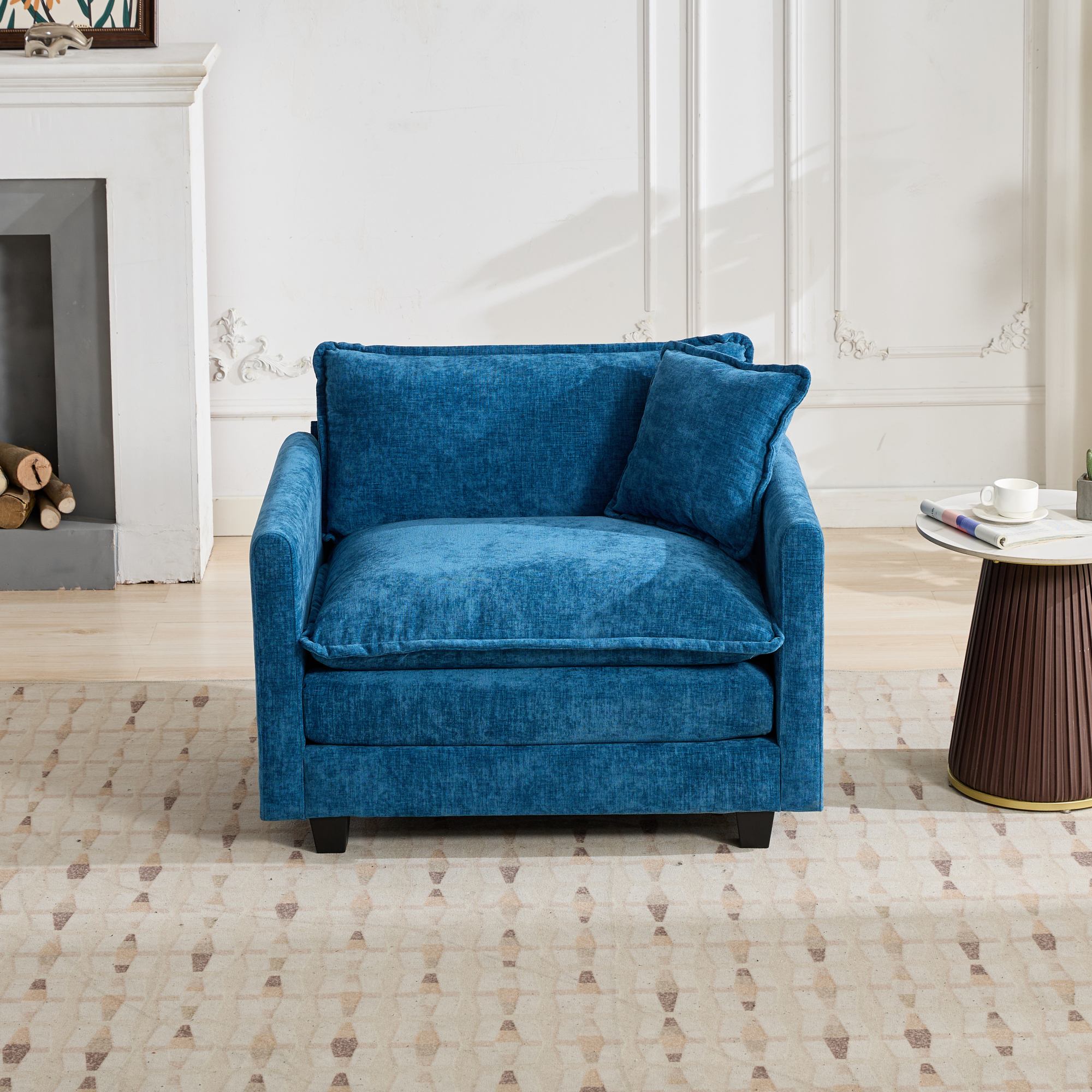 Cloud Sofa Single Seat (Ottoman is not included),M