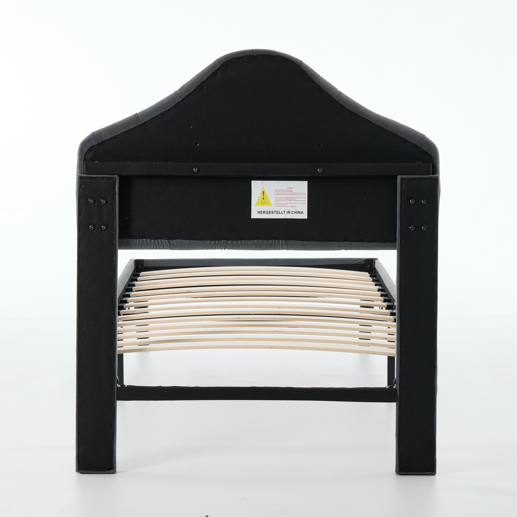 Lit en velours avec tête nuage réglable, barre renforcée, sommier bois lattes denses, pour chambre, confort supérieur, stabilité renforcée, design élégant, durabilité, utilisation flexible, style luxueux, fonctionnalité - image 7